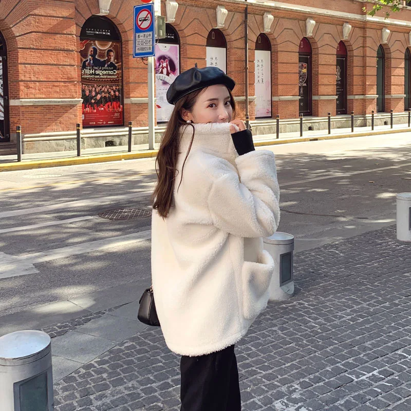 

2019 Autumn And Winter Fur Short Women's Thick Versatile ke li rong Coat