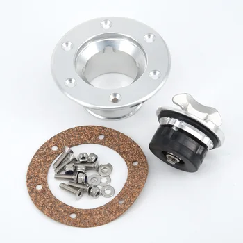 

Racing Billet Fuel Cell Surge Tank Cap Flush Mount 6 Bolts Cap Accessories New