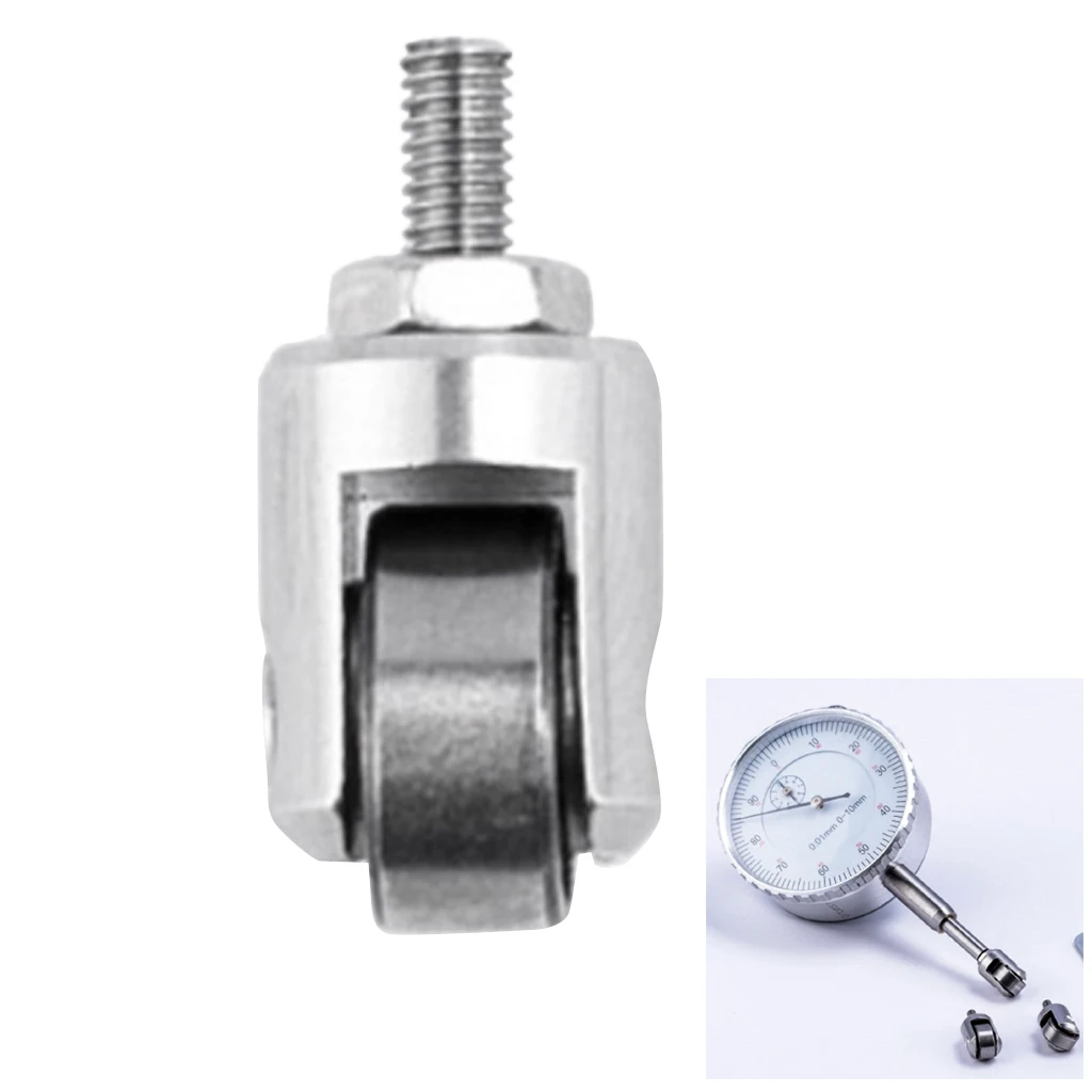 MagiDeal Bike Rim Gauge Dial Indicator Roller Contact Point Fitting Parts