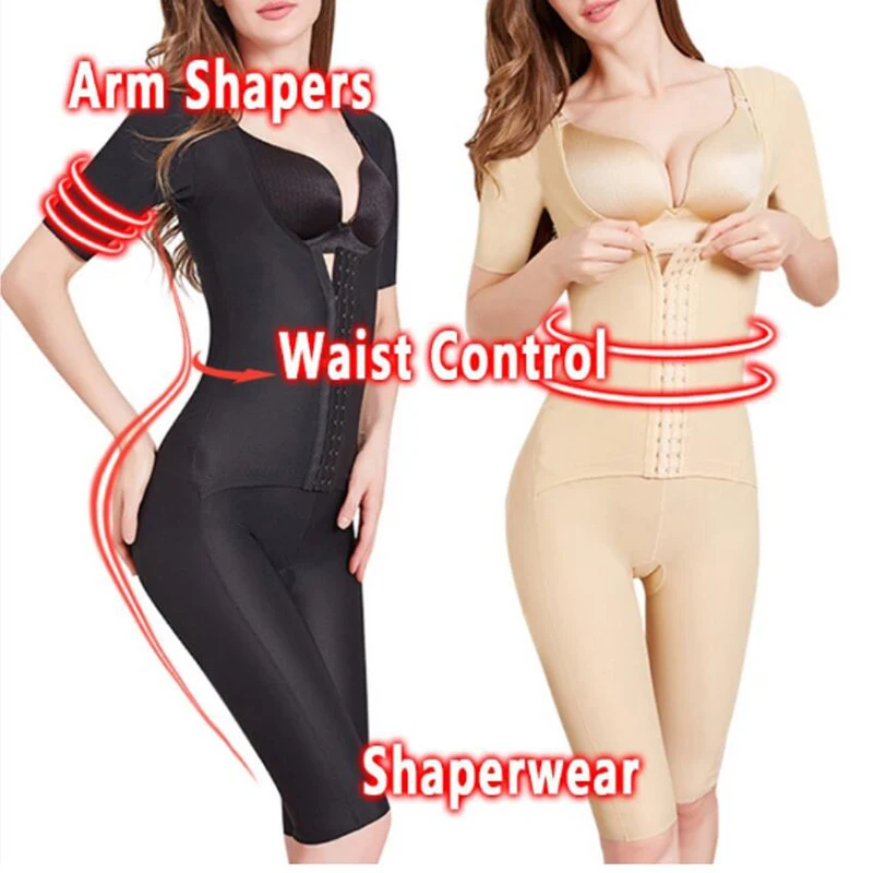 

Underbust Sexy Shaper Bodysuit Slimming Tummy Control Shapewear Push Up Sleeveless Breasted Playsuit Zipper Hip Lift Lingerie
