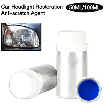 

50ML Car Headlight Restoration Anti-scratch Agent For Auto Head Lamp Lenses Deep Clean Head Light Paste Dropship