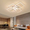 Square Circel Rings Chandelier For Living Room Bedroom Home AC85-265V Modern Led Ceiling Chandelier Lamp Fixtures Free Shipping ► Photo 3/6