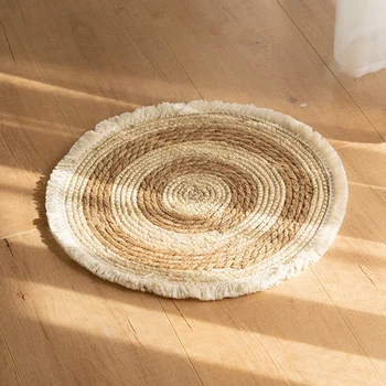 

Pet Woven Nest Mat Pot Helmet Nest Mat Four Seasons Pet Cat Supplies
