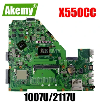 

X550CC Motherboard 1007U/2117u For Asus X550CC R510C R510CC Laptop motherboard X550CC Mainboard X550CC Motherboard test 100% OK