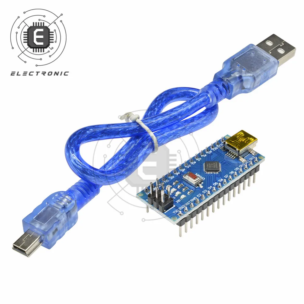 Контроллер Nano 3 0 для пайки CH340 USB-драйвер ATMEGA328P мини-USB с кабелем сварки Arduino |