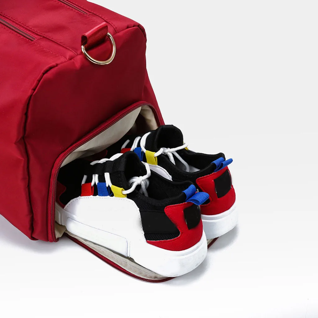 Модная водонепроницаемая сумка для йоги из ткани Оксфорд, фитнес-сумка для женщин и мужчин, Большая вместительная походная спортивная сумка через плечо, спортивная сумка