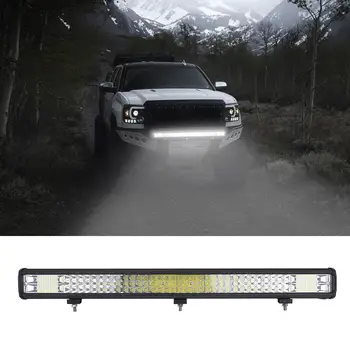 

500W Car Headlights Bar 12V 24V Motorcycle Bar Offroad 86400LM 6000K White LED Work Light Truck Tractor Work Warning Light