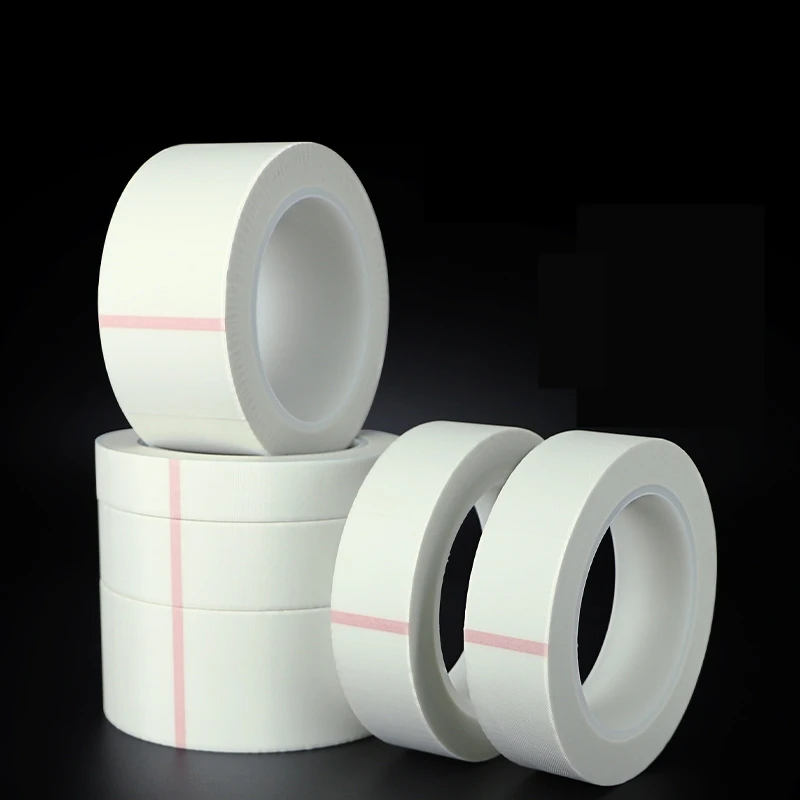 白いグラスファイバー生地断熱材耐熱トランス電気メッキ包装粘着テープ Tape Aliexpress