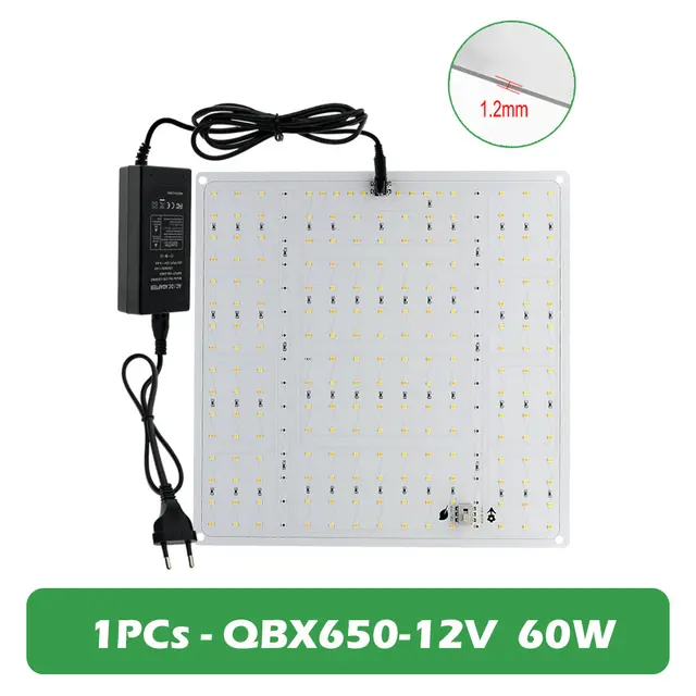 Samsung LM281B Quantum LED Grow Light 1000W Full Spectrum Phyto Lamp for Indoor Plants Flowers Greenhouse Seedlings Growth Light 1pcs - QBX650-12V