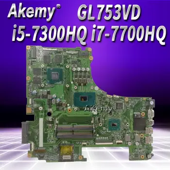 

exchange!!! GL753VD motherboard For Asus GL753VE GL753V GL753 laptop mainboard test OK GTX1050/4GB i5-7300HQ i7-7700HQ