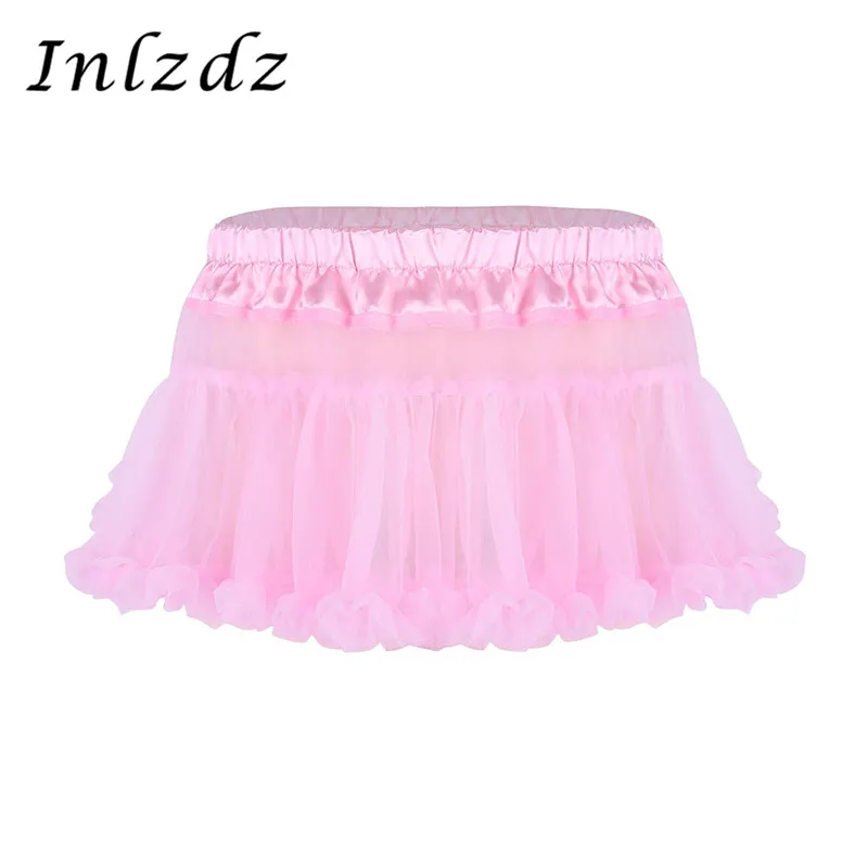 Мини юбка для мужчин трусы мини Прозрачное нижнее белье геев|Белье бейбидолл и