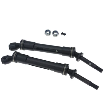 

2Pcs Drive Shaft Drive Axle Transmission Shaft for Traxxas 1/10 Slash 4X4 Hq727 Short Truck Model Car