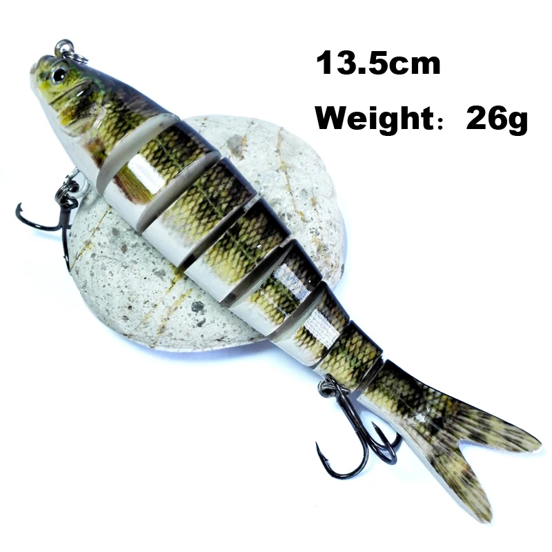 10-26g Top Fishing Lures 135mm 1oz Jointed minnow Wobblers ABS