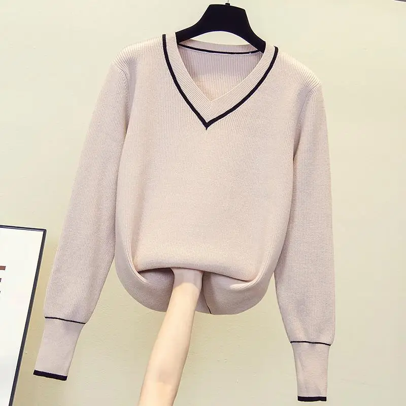

Hot Sale Women Sweater Autumn Winter Clothes Solid O Neck Women's Sweater 2020 Jumper Long Sleeve Knitted Sweater Pullovers XL