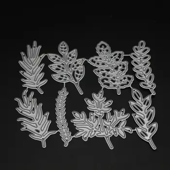 

YINISE SCRAPBOOK Metal Cutting Dies For Scrapbooking Stencils LEAVES DIY PAPER Album Cards Making Embossing Die CUT Cuts MOLD
