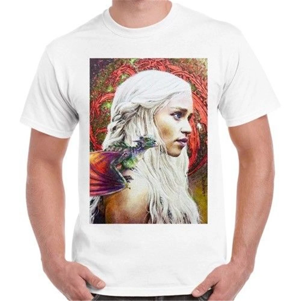Khalesi Art Poster Hipster Cool Retro футболка 500 летняя стильная повседневная одежда | Мужская