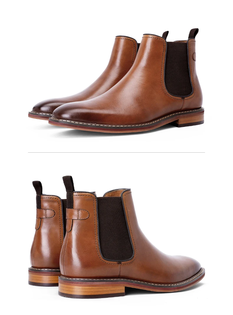 Desai/брендовые Новые мужские ботинки челси из натуральной телячьей кожи; подошва из телячьей кожи; верх из кожи; внутренняя часть ботинок ручной работы