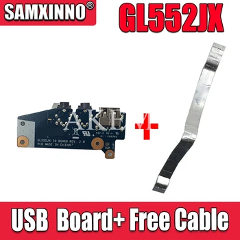 

USB Board Audio Jack Board For Asus GL552 GL552J GL552JX ZX50J Laptop 100% TESED OK Free Cable
