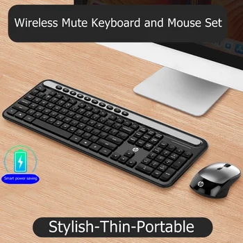 

New CS500 Fashionable,Stylist.Mute 2.4G Wireless Keyboard and Mouse Set Notebook Desktop Home Office Business Keyboard and Mouse