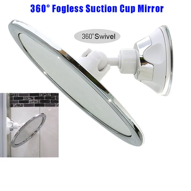 Fog Free Shaving Mirror Bath Tub and Shower with Suction Cup Mount Great Shave 