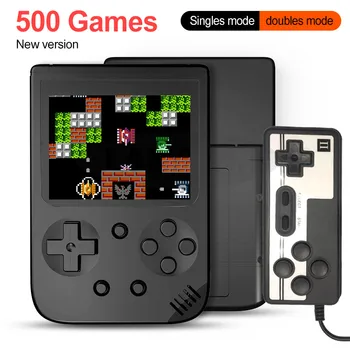 

Built in 500 Games Video Game Console 3.0 inch Color LCD Game Player Support TV Output Retro Handheld Game Console for Kids Gift