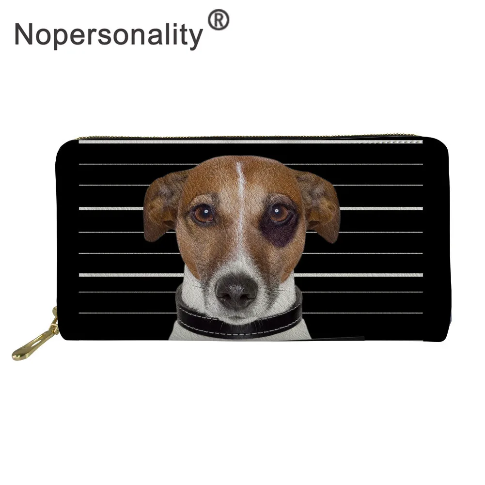 Женский кошелек из искусственной кожи Jack Russell Terrier, Женский Длинный кошелек на молнии, вместительные кошельки, женский кошелек, Сумочка для телефона и денег - Цвет: Z2018Z21