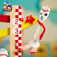 PUDCOCO сделать свой собственный Forky из История игрушек 4-DIY для детей Детские игрушки