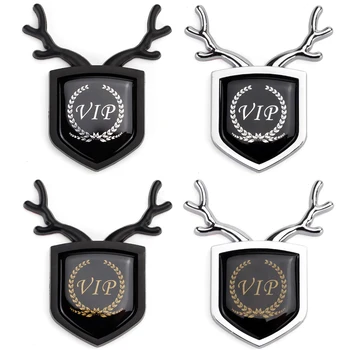 

1PC ABS Car VIP Emblem Badge For VIP Corvette E36 E46 B4 B6 BLS XTS W203 W204 ES350 CX9 CX7 CRV Side Window Sticker Accessories