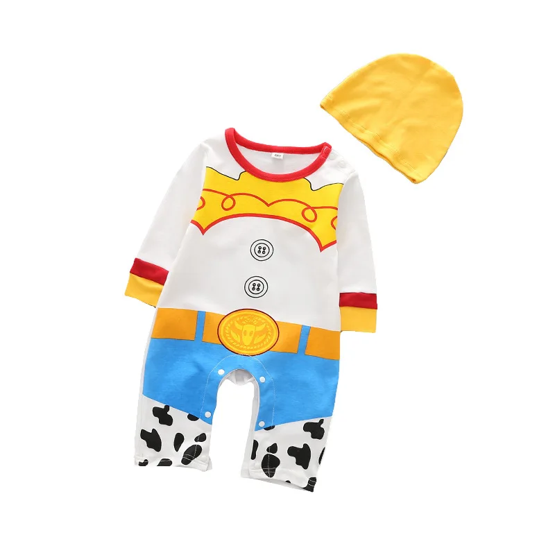 Neonato Infantile Cowboy Woody Buzz Lightyear Body e Pagliaccetti Costume  Del Bambino Del Cotone Cosplay Film Toy Story Jessie Tuta Con Il Cappello  Di Compleanno| | - AliExpress