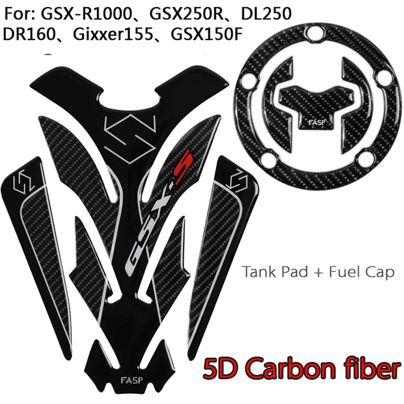 Наклейка на крышку топливного бака для GSX S1000F R600 R1000 S750 2017-2019 | Автомобили и