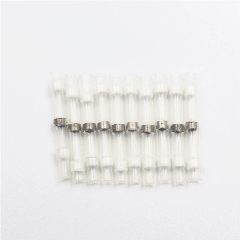 30pcs white 30 шт. водонепроницаемый припой кольцо термоусадочная трубка провода проводки Водонепроницаемая Изоляция термоусадочный рукав Кабельный разъем - Цвет: 30pcs white
