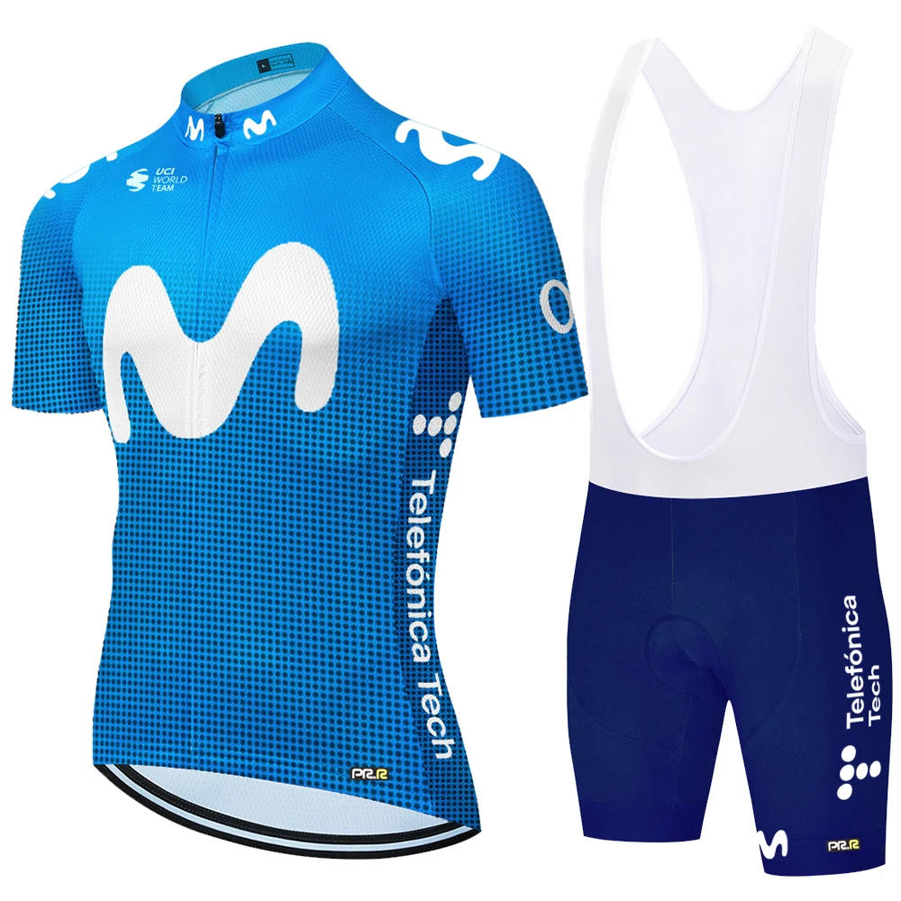 Movistar cycling jersey set Abbigliamento Ciclismo Maillot Ciclismo Hombre Cycling Equipment Masculino de france