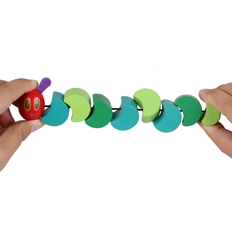 hungry caterpillar wooden blocks