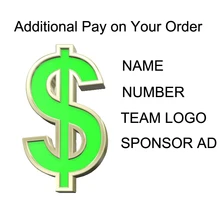 Платить за изготовление на заказ имя номер логотип команды спонсора Платить за изготовление на заказ имя номер логотип команды спонсора