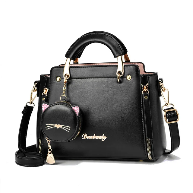 Women's Bags 2022 New Trendy With Small Headphone bag Fashion Handbags Atmosphere All-match Ladies Messenger Bags Shoulder Bags black