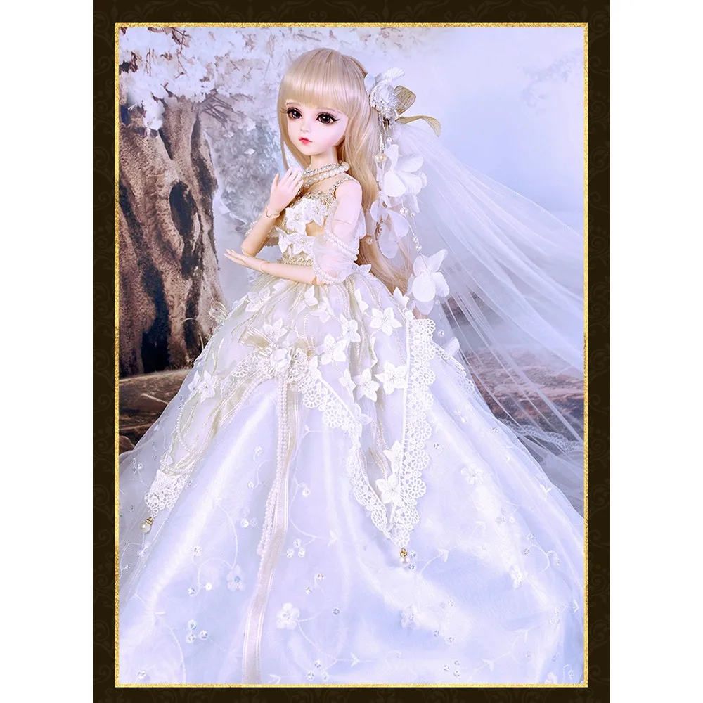 60 см модная BJD большая кукла Дорис Кэти ручная модификация версия 1/3 BJD куклы принцессы с макияжем полный набор кукла для девочки день рождения