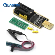 Ch341 24 25 séries eeprom flash bios usb programador módulo + soic8 sop8 clipe de teste para eeprom 93cxx/25cxx/24cxx