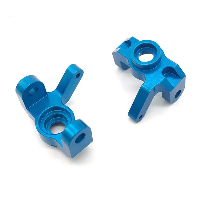 Aluminum Steering Hub Carrier Knuckle (L/R) 0005 Portal Drive Housing Front for WLtoys 12428 12423 1/12 FEIYUE Desert Eagle FY03 6