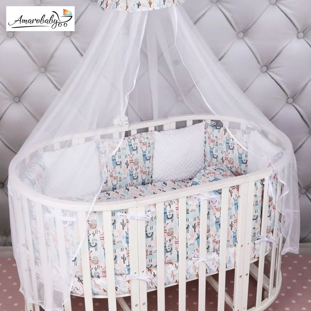 Комплект WB Premium в кроватку 18 предметов(6+12 бортиков) AmaroBaby
