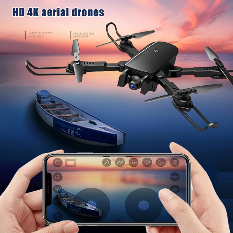 

2019 Hot Foldable RC Quadcopter Drone Portable Remote Control Flying Plane for Android For DOY