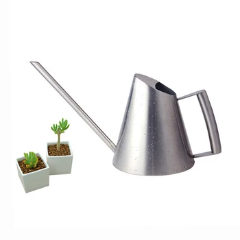 

Creative Stainless Steel Watering Pot Metal Watering Can With Long Spout Handle Three Size Pot For Bonsai Indoor Plants