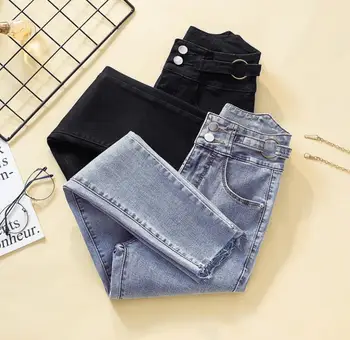 

Plus size Jeans Female Denim Pants Black Womens Jeans woman Donna Stretch Bottoms Feminino Skinny Pants For Women Trousers