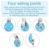 TYRY.HU 5pc/set Round Silicone Clips Baby Pacifier Clips Holder Silicone Dummy Pacifier Chain Accessories BPA-Free 2