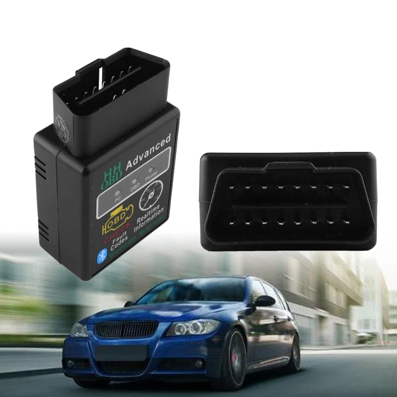 Расширенный HH OBD ELM327 Bluetooth V1.5 OBD2 ELM 327 V 1 5 автомобильный диагностический сканер для