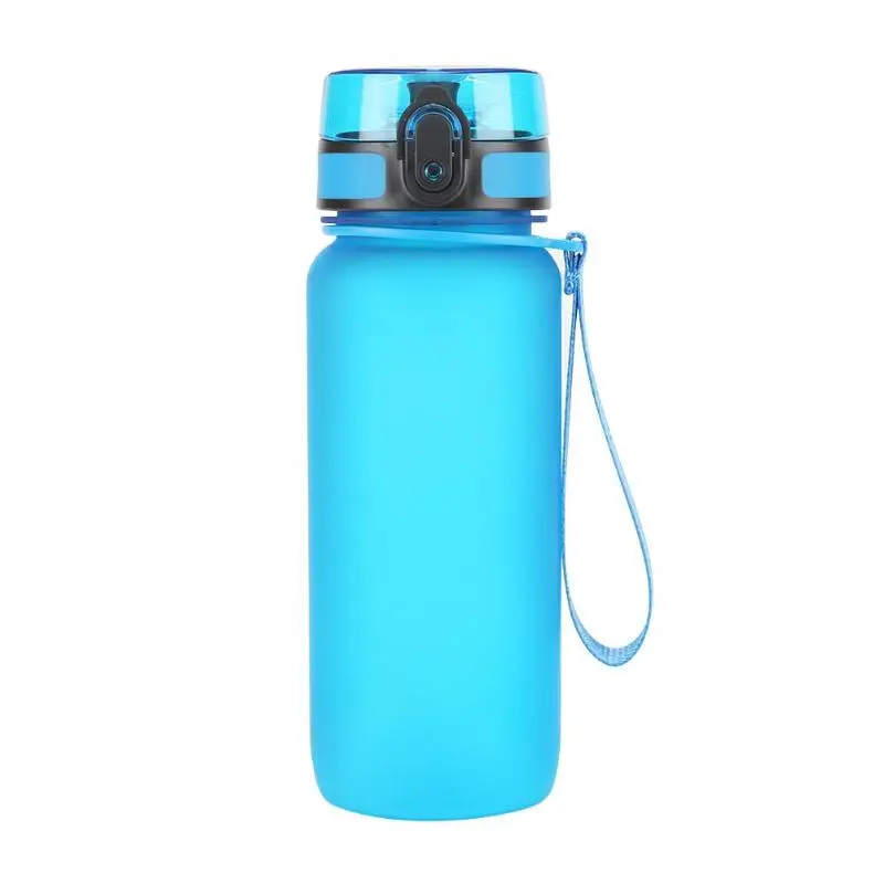 650 мл Спортивная бутылка для воды на открытом воздухе портативная дорожная бутылка для напитков BPA бесплатно - Цвет: 650ml blue