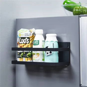 

Magnetic Suction Kitchen Supplies Tissue Rack Refrigerator Side Storage Rack Storage Holders Kitchen Organizer Adjustable