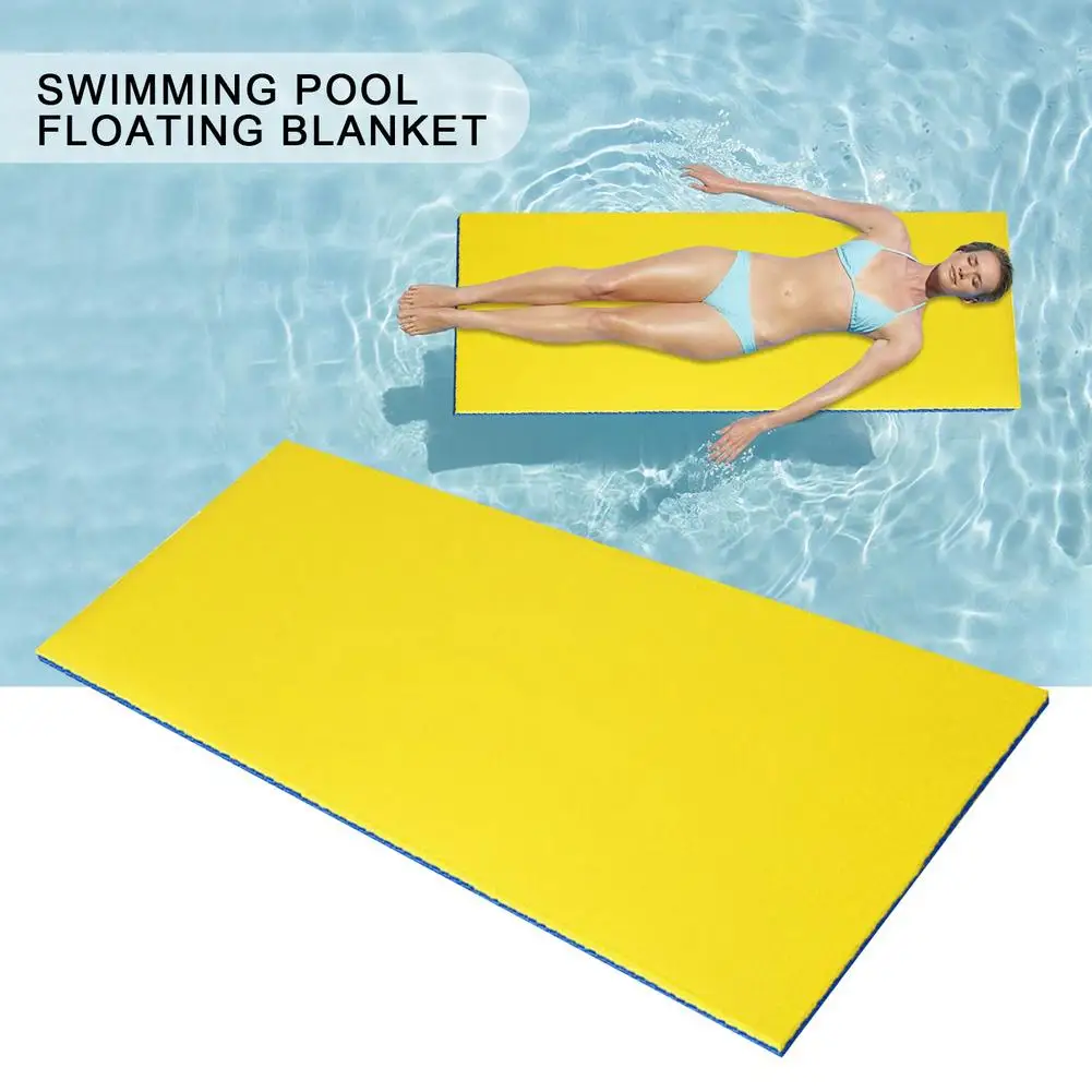 Details about   2/3 Layer Anti-tear XPE Foam Floating Pad Water Blanket Water Floating Bed Pad 