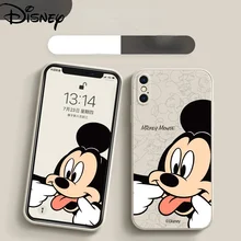 Disney Cartoon Silicone Cute Creative Mobile Phone Case Suitable for IPhone X/XR/XS/XSMAX Mobile Phone Couple Protective Case