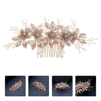 

1pc Durable Chic Exquisite Fashion Delicate Creative Elegant Hair Comb Hair Accessory Wedding Hair Combs Headdress for Wedding F