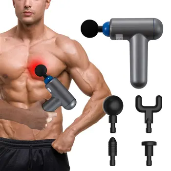 

Massage Gun Muscle Relaxation Massager Muscle After Fitness Equipment Relax Body Acid Relief Pain Fascia Gun Stimulator Electric